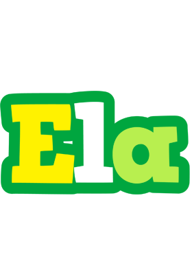 Ela soccer logo