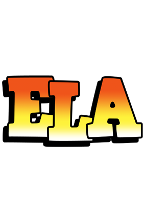 Ela sunset logo