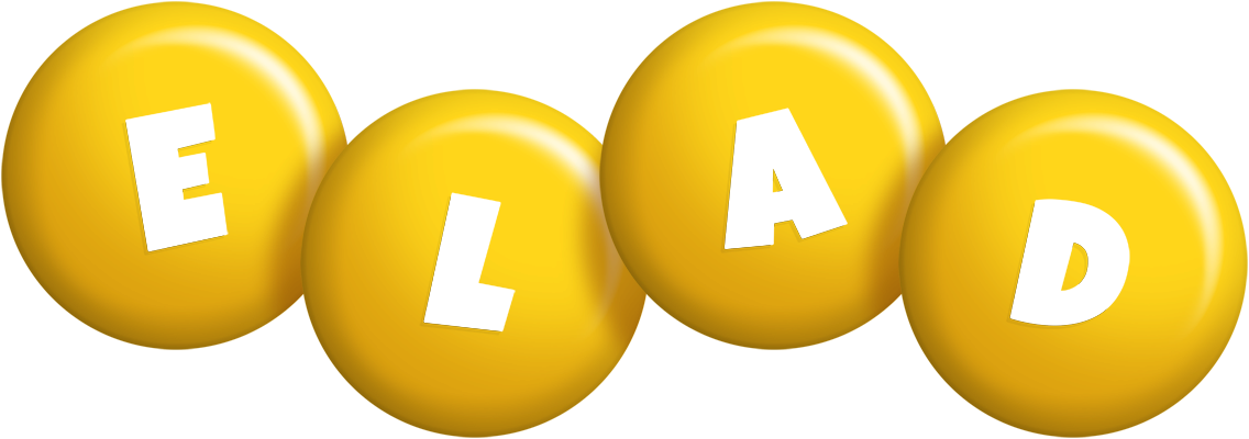 Elad candy-yellow logo