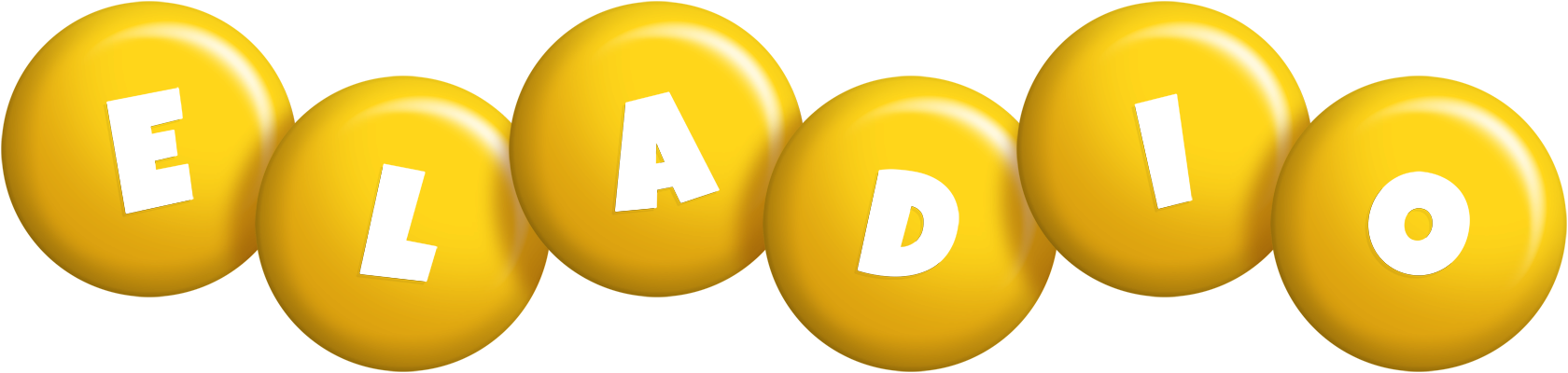 Eladio candy-yellow logo
