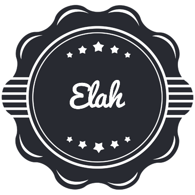 Elah badge logo
