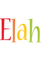 Elah birthday logo