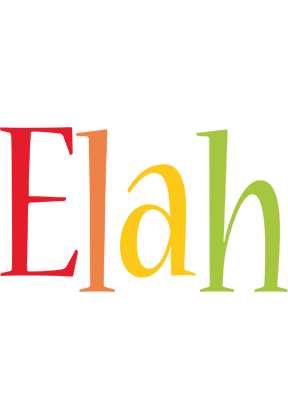 Elah birthday logo