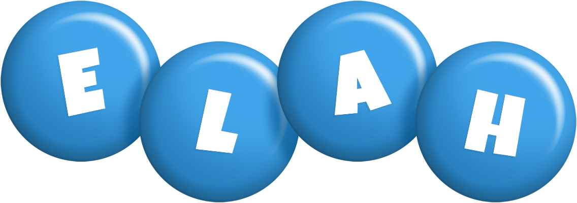 Elah candy-blue logo