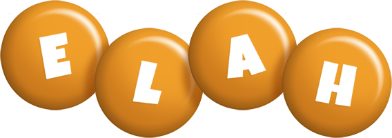 Elah candy-orange logo