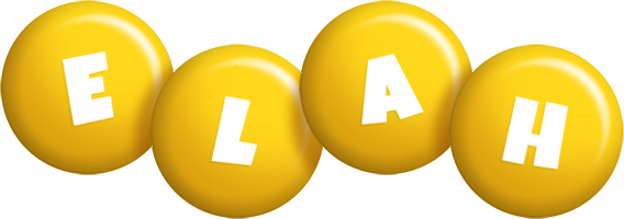 Elah candy-yellow logo