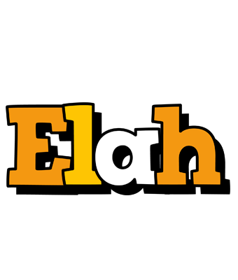 Elah cartoon logo