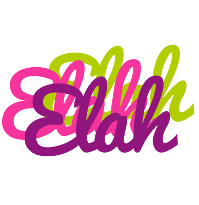 Elah flowers logo