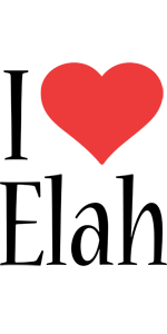 Elah i-love logo