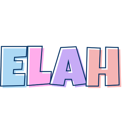 Elah pastel logo