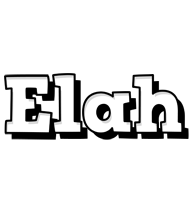 Elah snowing logo