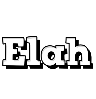 Elah snowing logo