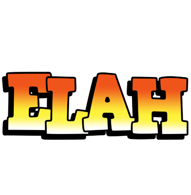 Elah sunset logo