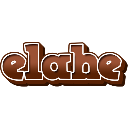 Elahe brownie logo