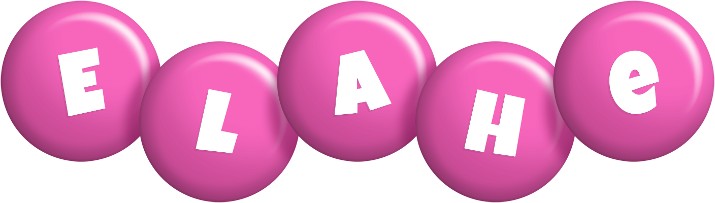 Elahe candy-pink logo