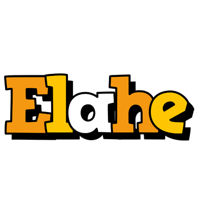 Elahe cartoon logo