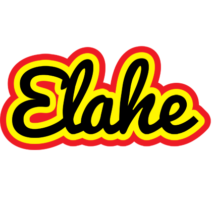 Elahe flaming logo