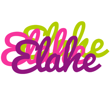 Elahe flowers logo