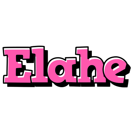 Elahe girlish logo