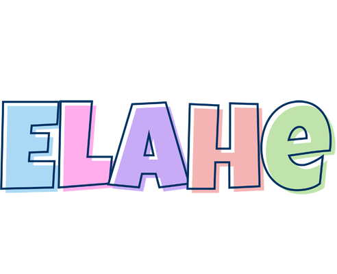 Elahe pastel logo