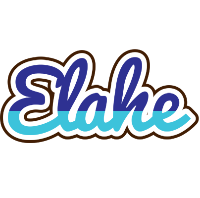 Elahe raining logo