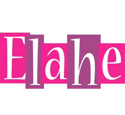 Elahe whine logo