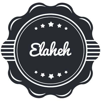 Elaheh badge logo