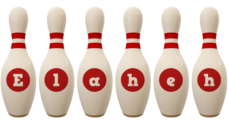 Elaheh bowling-pin logo