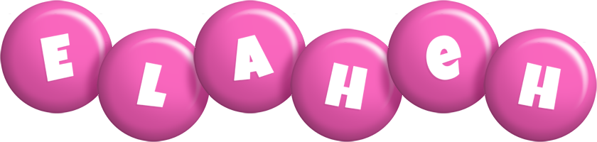 Elaheh candy-pink logo