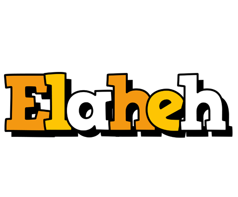 Elaheh cartoon logo
