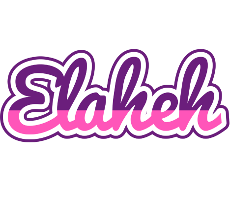 Elaheh cheerful logo