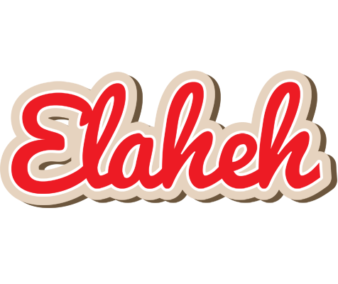 Elaheh chocolate logo
