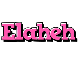 Elaheh girlish logo