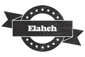 Elaheh grunge logo