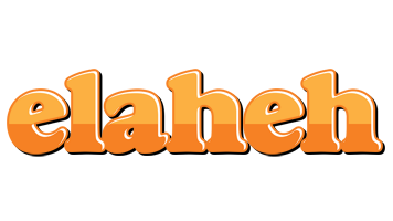 Elaheh orange logo