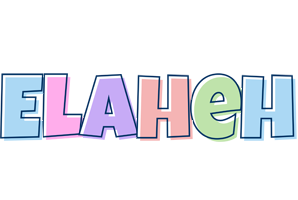 Elaheh pastel logo