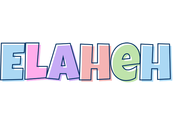 Elaheh pastel logo