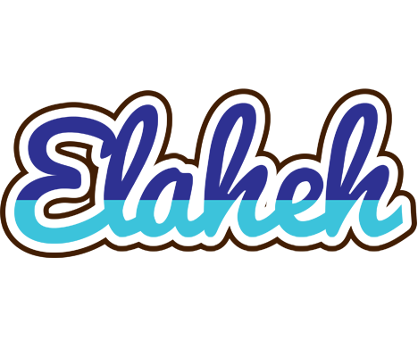 Elaheh raining logo