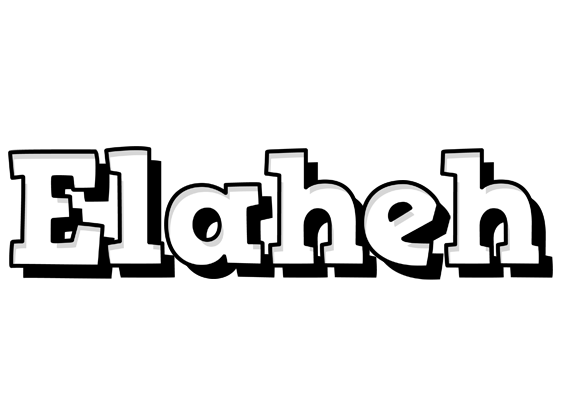 Elaheh snowing logo