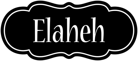 Elaheh welcome logo