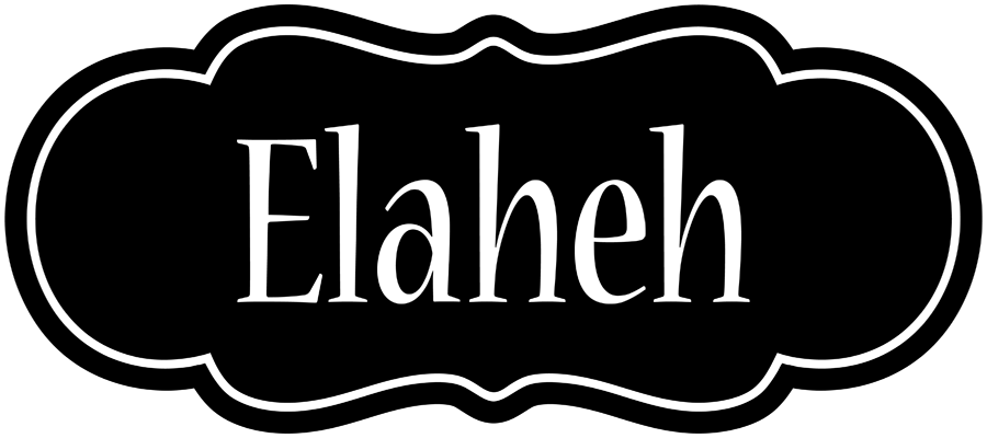 Elaheh welcome logo