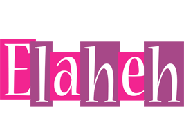 Elaheh whine logo