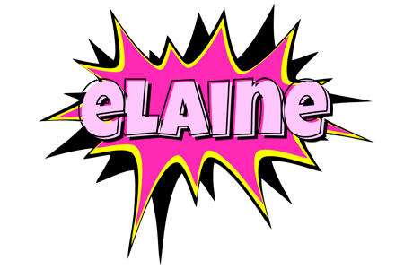 Elaine badabing logo