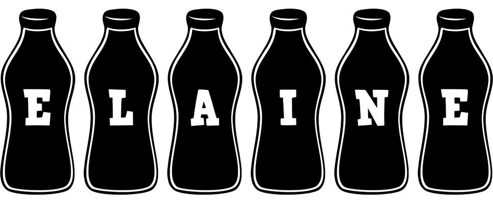 Elaine bottle logo