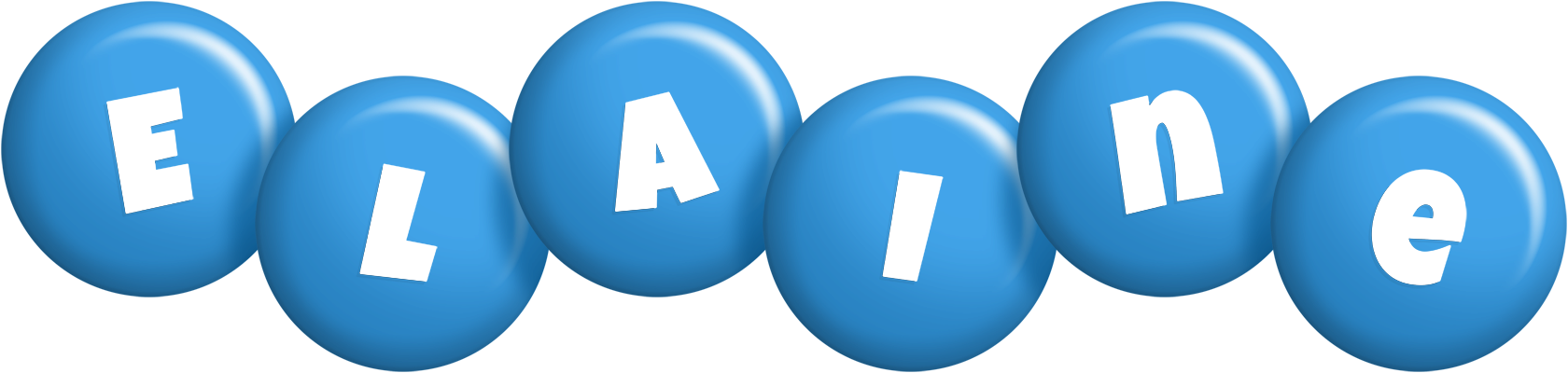 Elaine candy-blue logo