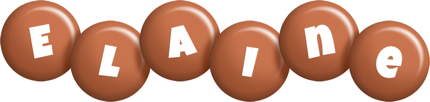 Elaine candy-brown logo