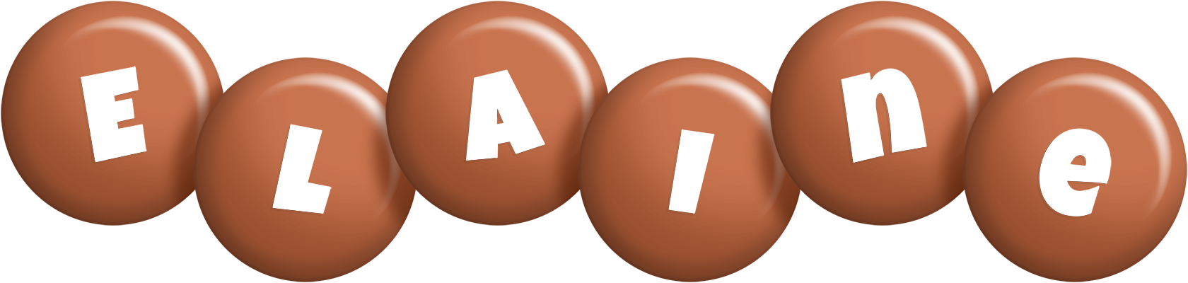 Elaine candy-brown logo