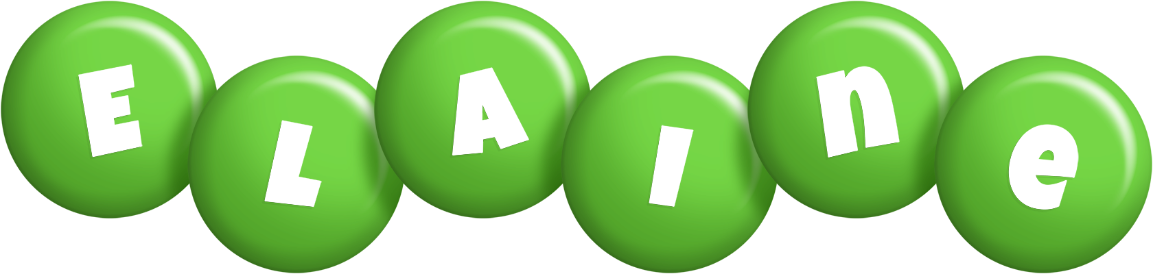 Elaine candy-green logo