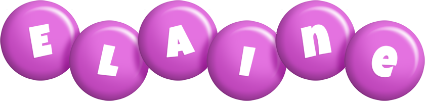Elaine candy-purple logo