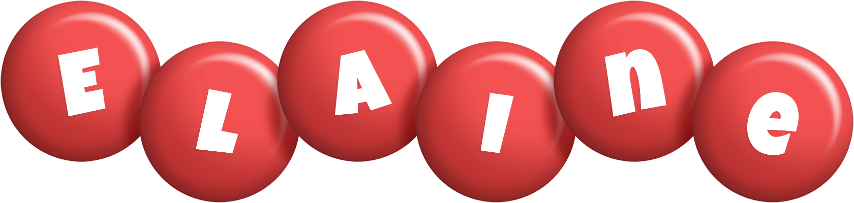 Elaine candy-red logo